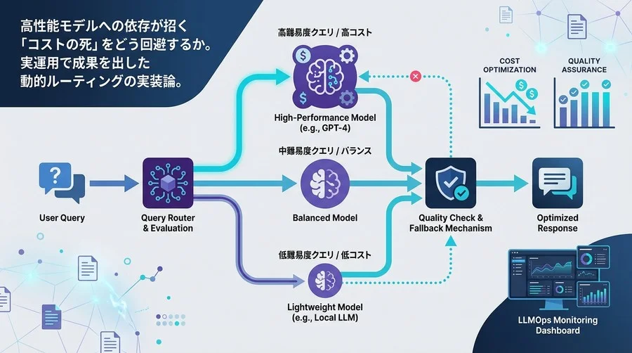 マルチモデルRAGによるコスト最適化：動的ルーティングの実装と品質担保の全技術