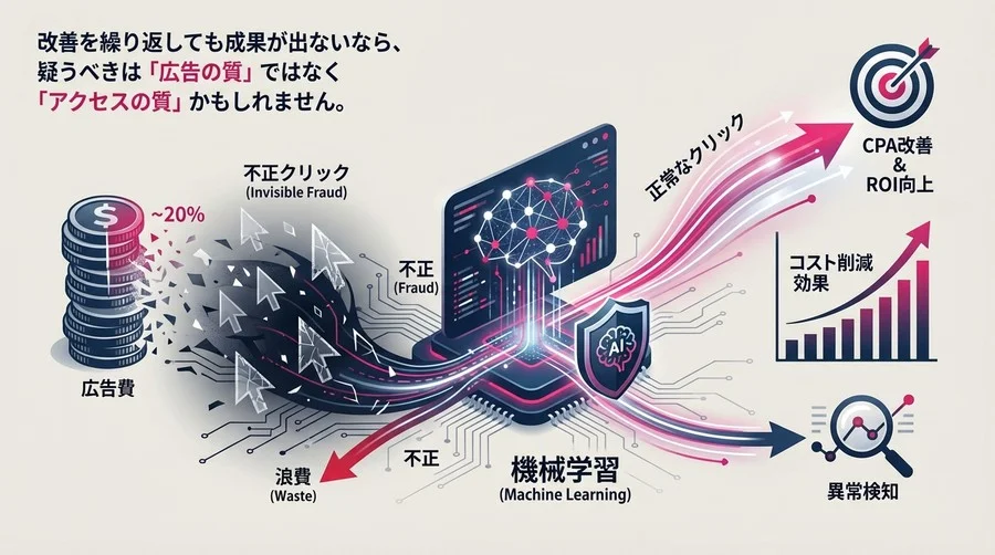 広告費の20%が消えている？機械学習が暴く「見えない不正」とCPA改善の新常識