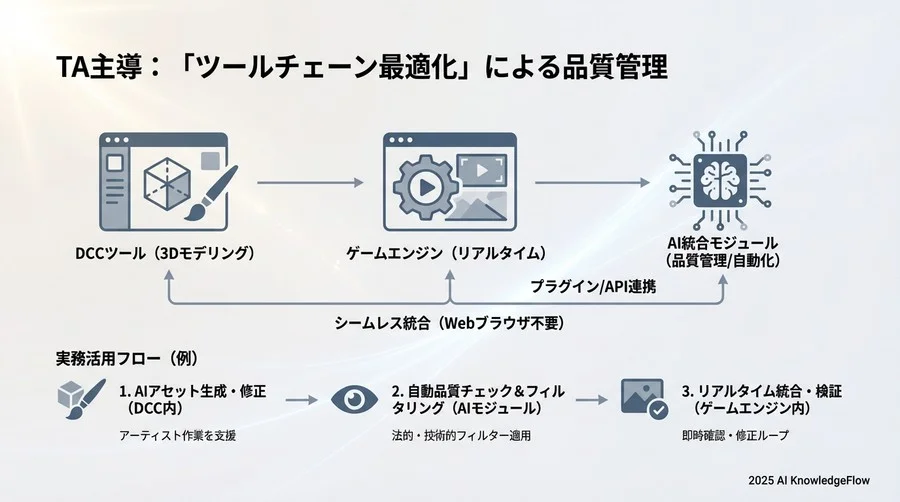 ベストプラクティス③：TA（テクニカルアーティスト）主導の「ツールチェーン最適化」 - Section Image 3