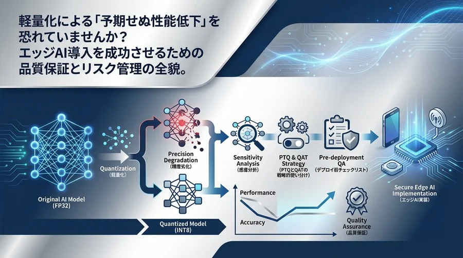 量子化の「精度劣化」は予測できるか？エッジAI導入のリスクを制御する品質保証と実装戦略