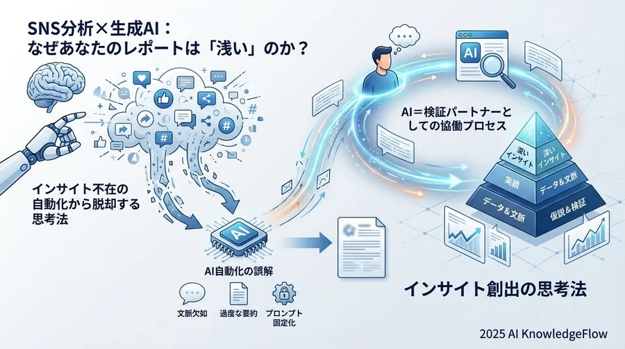 誤解①：「データさえ渡せば、AIが勝手にインサイトを見つけてくれる」 - Section Image