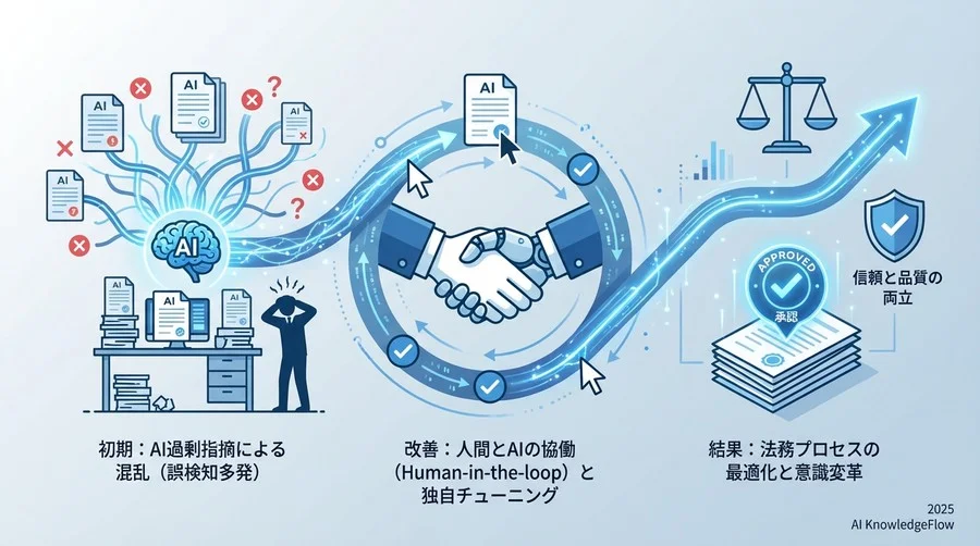 5. 成果と今後の展望：守りから攻めの法務へ - Section Image