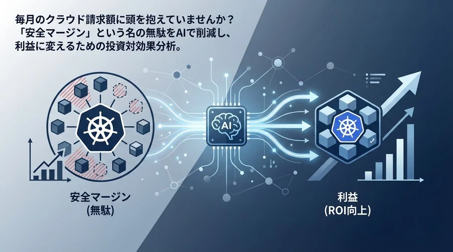 Kubernetesコストの「安全マージン」を利益に変える：AIリソース最適化のROI徹底分析