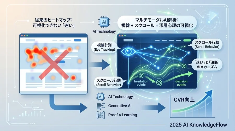 統合解析の基本原則：Attention（視線）× Interest（スクロール）のマトリクス - Section Image
