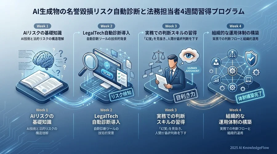 Week 1：リスクの構造化 - AIはどのように他人の名誉を傷つけるか - Section Image
