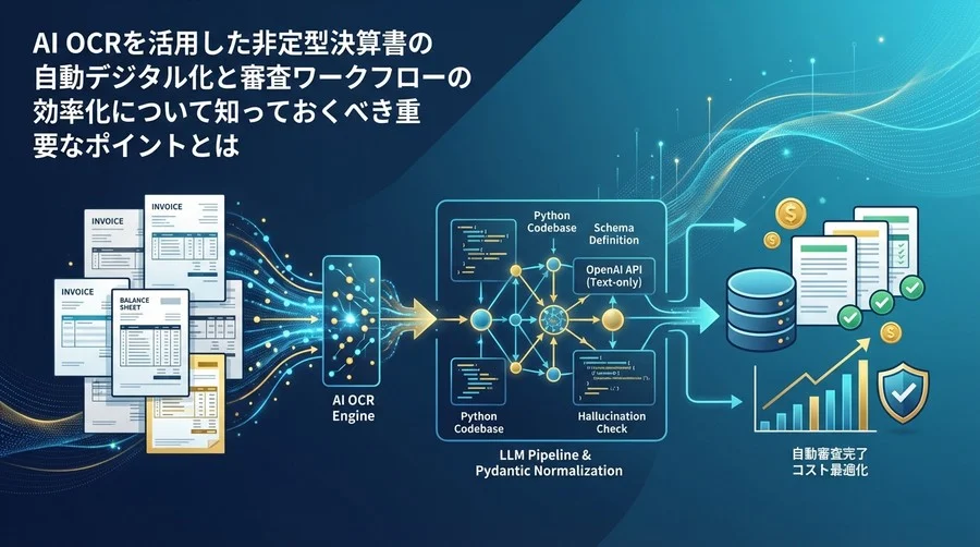 【Python×LLM】非定型決算書をAI OCRで完全攻略！自動審査パイプライン実装ガイド