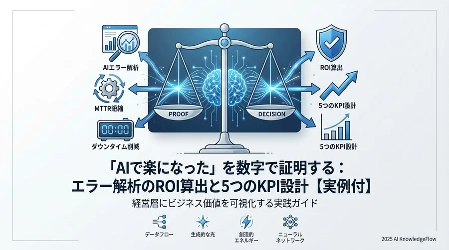 AIエラー解析の効果を可視化する5つの核心指標（KPI） - Section Image