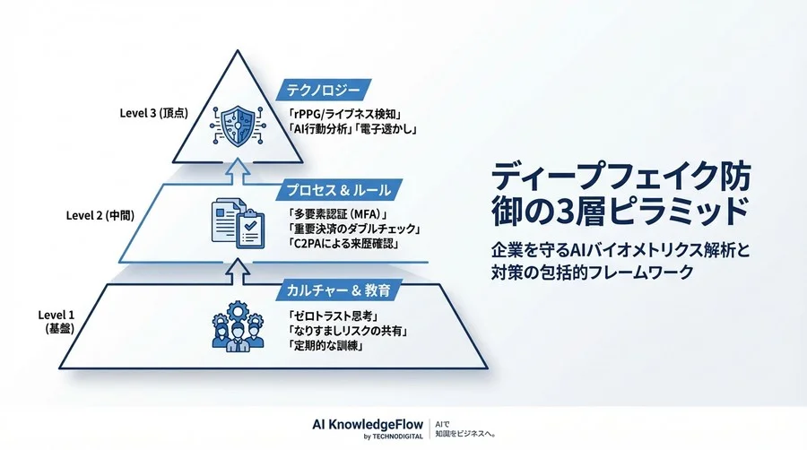 経営者が知るべきディープフェイク検知：AIバイオメトリクス解析用語集 - Conclusion Image