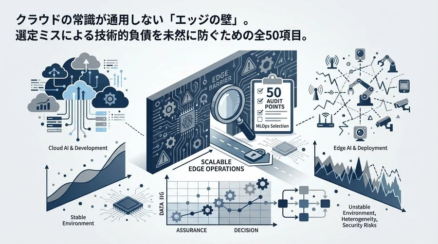 クラウドの常識は通用しない！エッジAI MLOps選定で技術的負債を防ぐ50の監査ポイント