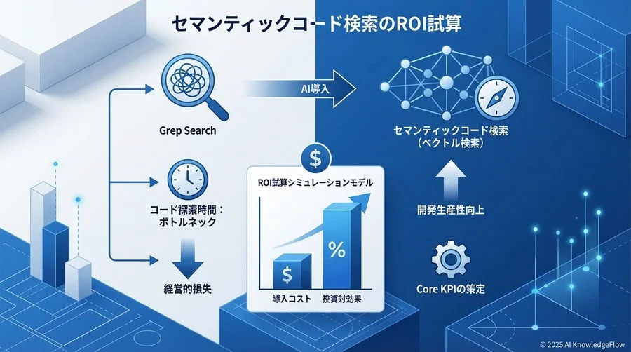 なぜ「grep」の限界が経営課題なのか：機会損失の数値化 - Section Image