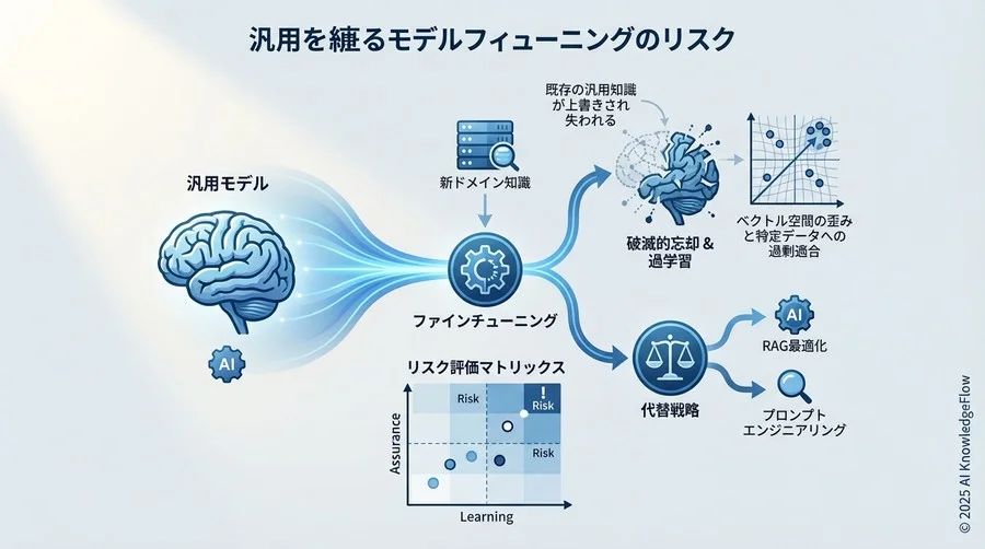 【技術リスク】破滅的忘却と過学習のメカニズム - Section Image