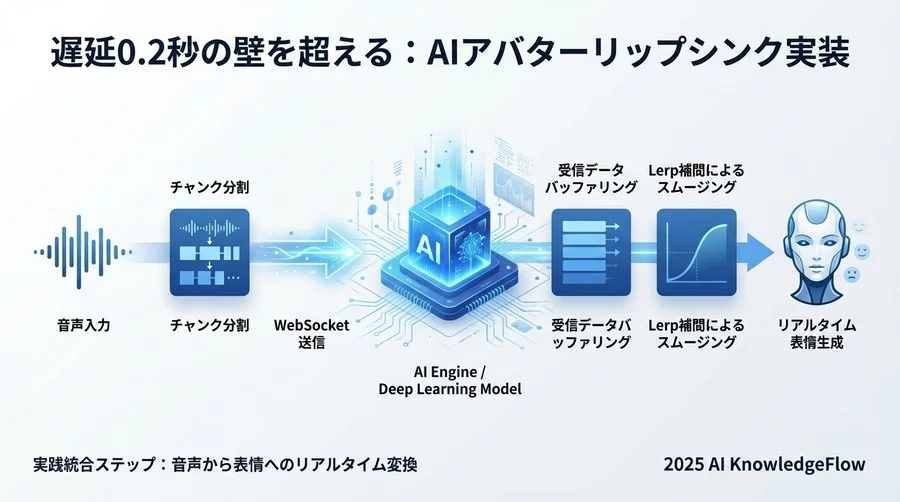 実践統合ステップ：音声から表情へのリアルタイム変換 - Section Image