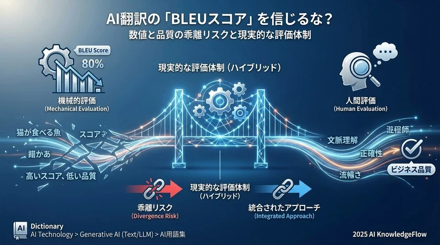 AI翻訳導入の落とし穴：なぜ「高スコア」の翻訳が現場で却下されるのか - Section Image