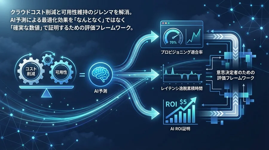 Auto Scalingの「AI予測効果」をどう証明するか？インフラROIを可視化する3つの新KPIと評価フレームワーク