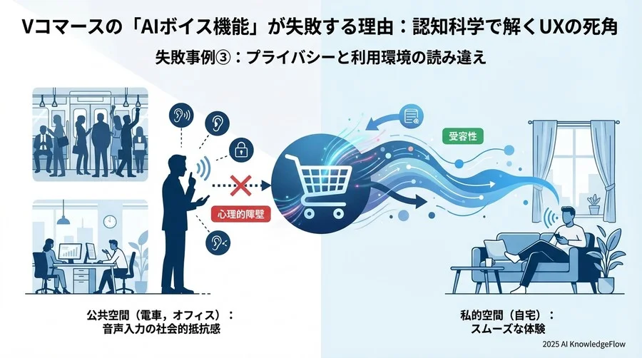 失敗事例③：プライバシーと利用環境の読み違え - Section Image