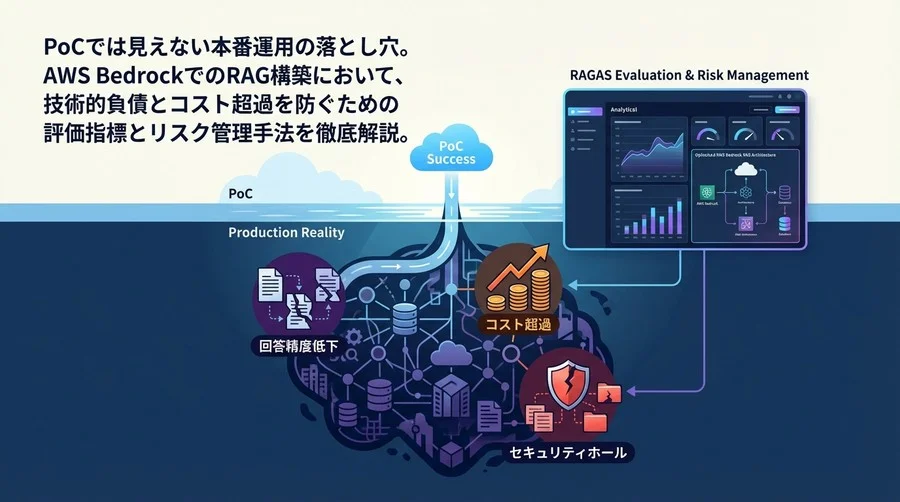 AWS Bedrock RAG本番化の落とし穴：PoCでは見えない技術的負債とコスト超過リスクの全貌