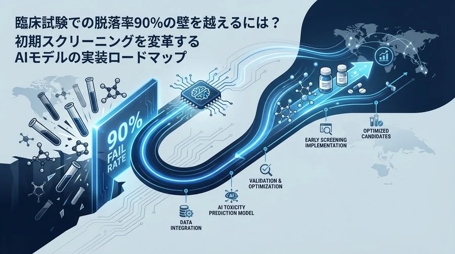 臨床試験の脱落率90%を打破せよ：創薬初期のAI毒性予測・実装ロードマップ