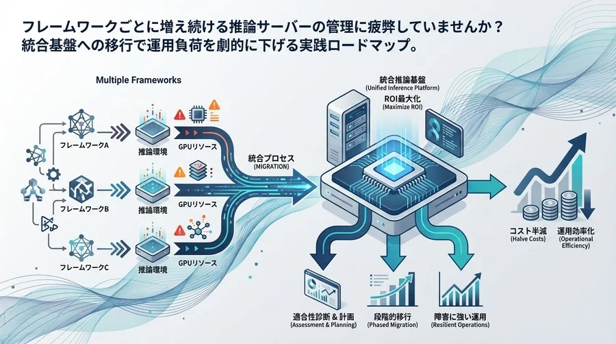 推論基盤の統合でGPUコストを半減させる：NVIDIA Triton移行の実践ロードマップ