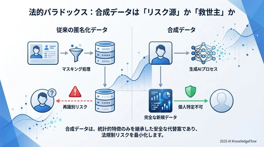 法的パラドックス：合成データは「リスク源」か「救世主」か - Section Image