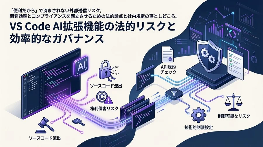 VS Code AI拡張機能の法的リスクと効率的なガバナンス