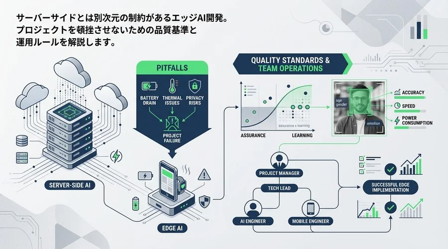エッジAI実装の落とし穴：モバイル属性推定を成功させる品質基準とチーム運用術