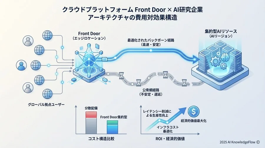 Azure Front Door × OpenAI アーキテクチャの費用対効果構造 - Section Image