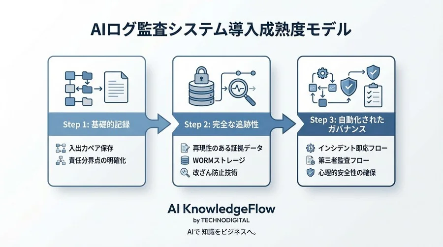 AI炎上時に開発者を守る「完全な証拠」としてのログ監査システム構築論 - Conclusion Image