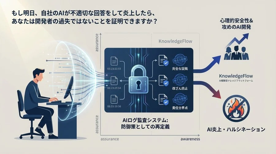 AI炎上時に開発者を守る「完全な証拠」としてのログ監査システム構築論