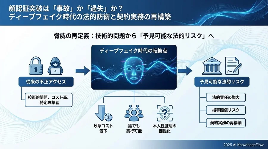 脅威の再定義：技術的問題から「予見可能な法的リスク」へ - Section Image