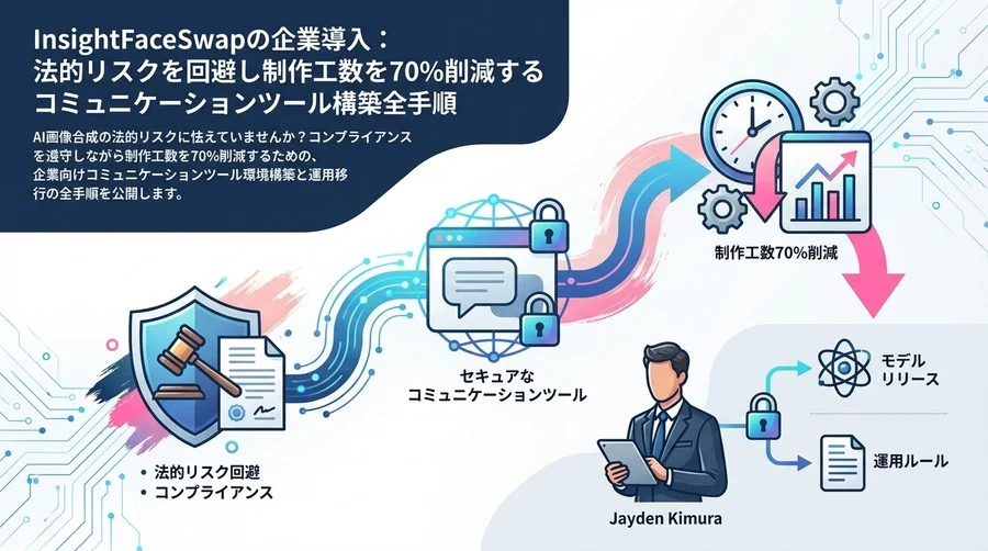 InsightFaceSwapの企業導入：法的リスクを回避し制作工数を70%削減するDiscord構築全手順