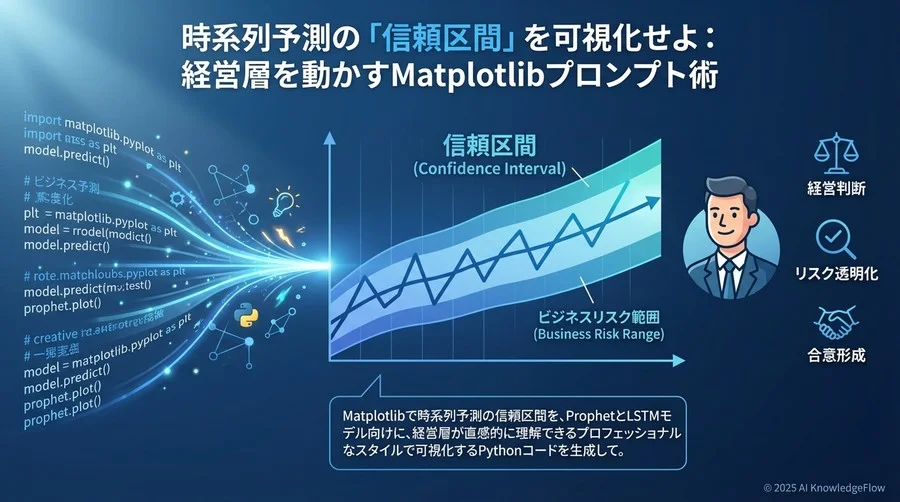 テンプレート②：LSTMモデルの予測分布と不確実性の可視化 - Section Image