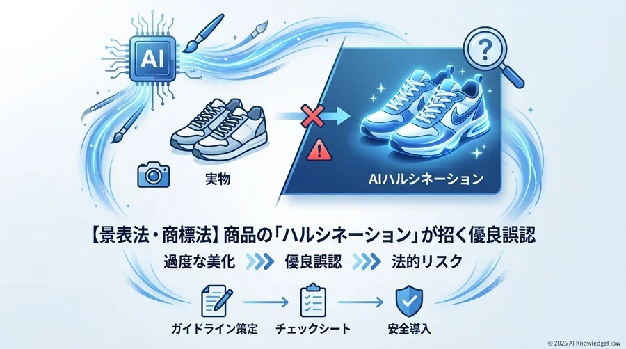 【景表法・商標法】商品の「ハルシネーション」が招く優良誤認 - Section Image