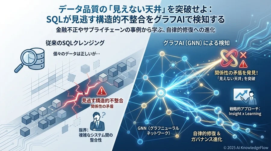 「行と列」から「ノードとエッジ」へ：グラフAIが不整合を検知するメカニズム - Section Image