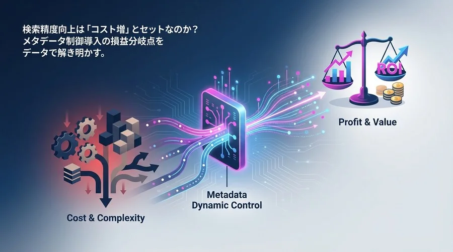 RAG精度向上は利益を生むか？メタデータ動的制御の損益分岐点とROI算出の全技術