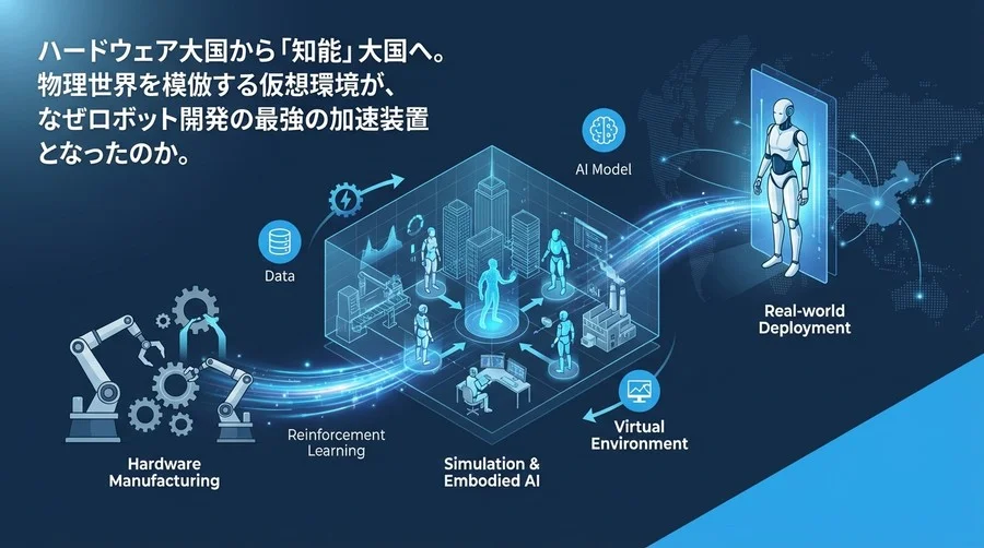 中国「具身智能」の衝撃：シミュレーションが加速するロボットAIの進化とSim-to-Real戦略