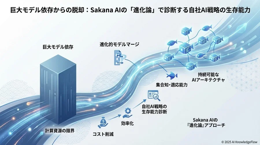 評価フレームワーク：自社AI戦略の「進化適応力」を測る3つの軸 - Section Image