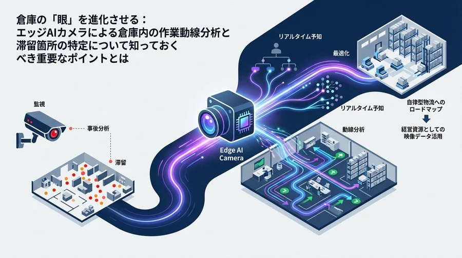 倉庫の「眼」を進化させる：エッジAIカメラによる動線分析と自律型物流へのロードマップ