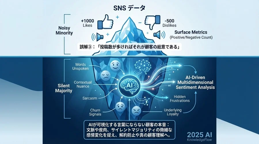 誤解③：「投稿数が多ければそれが顧客の総意である」 - Section Image