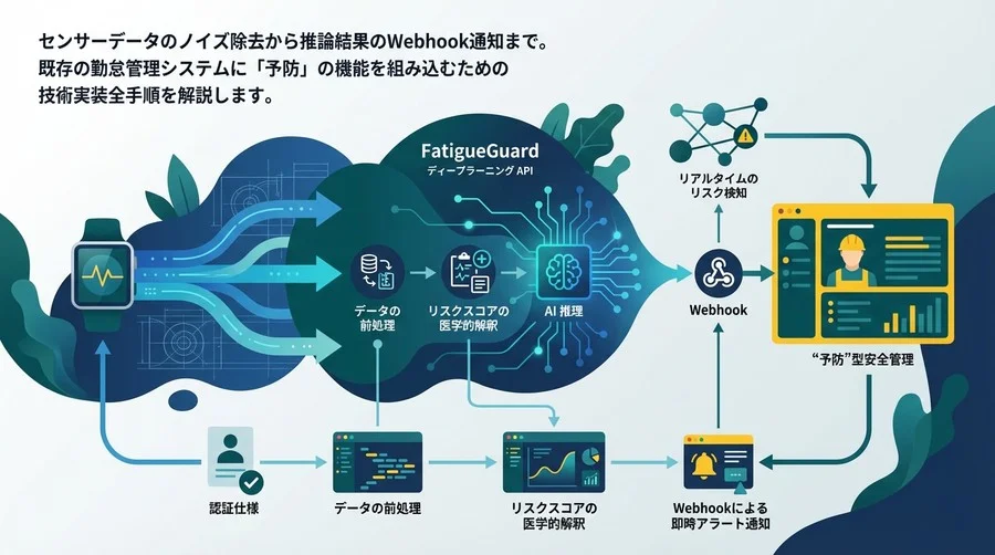 疲労検知システム実装の全手順：バイタルデータAPIと深層学習で実現する「予防」型安全管理