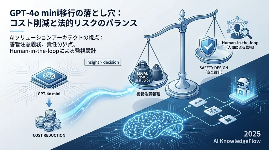 なぜ「AIのコスト削減」が法的リスクになるのか？ - Section Image