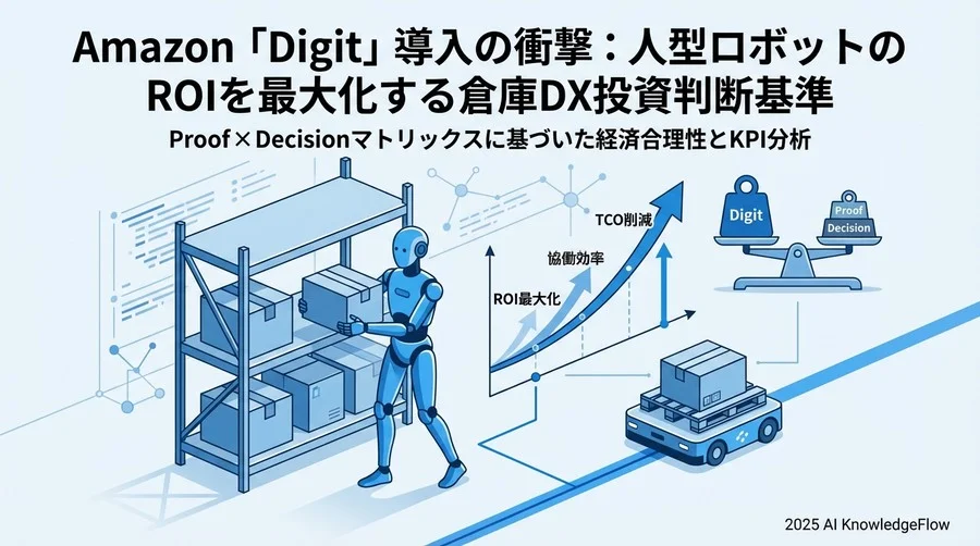 なぜ今、AGVではなく「人型」なのか？投資判断の視点転換 - Section Image