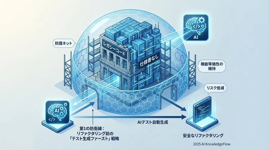 第1の防衛線：リファクタリング前の「テスト生成ファースト」戦略 - Section Image