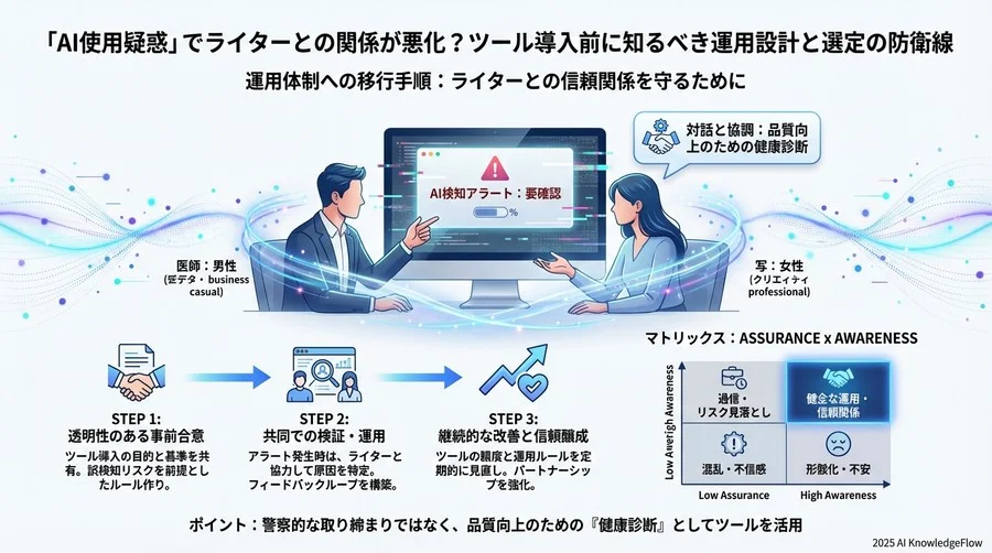 運用体制への移行手順：ライターとの信頼関係を守るために - Section Image 3