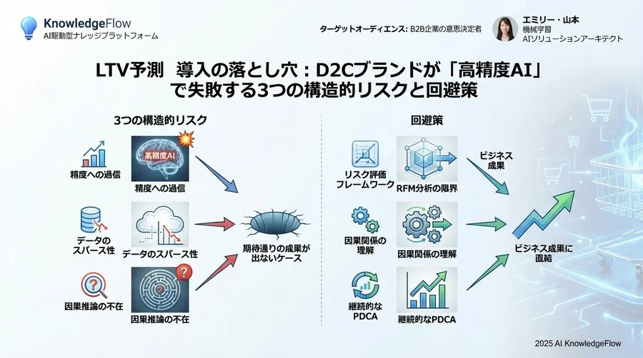 リスク領域3：施策適用時の「因果推論」不在によるROI悪化 - Section Image