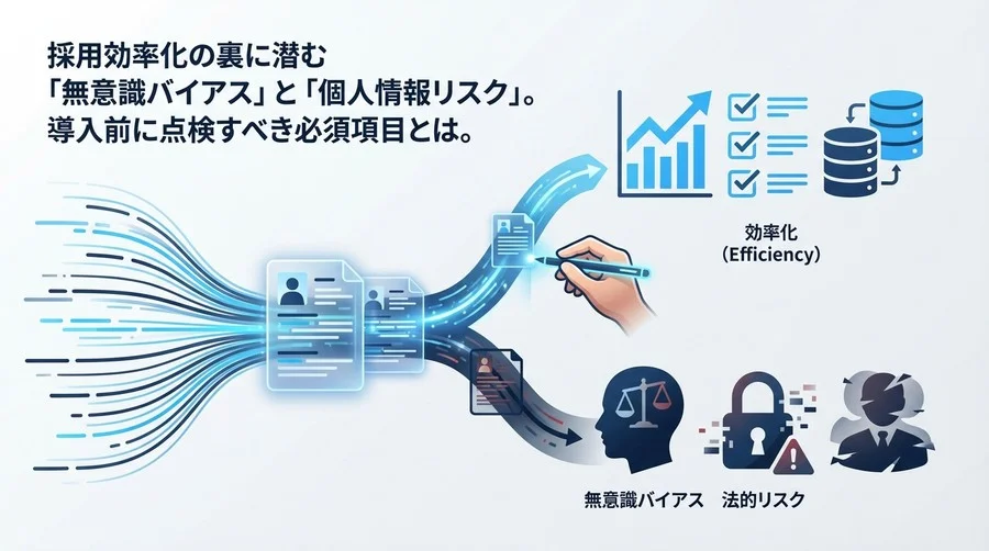 採用AIの「無意識バイアス」と「法的リスク」を直視せよ：履歴書解析導入前に点検すべき必須課題と対策