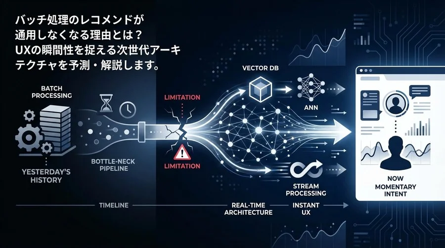 バッチ処理の限界を超えろ：リアルタイム協調フィルタリング実装とUXの瞬間性