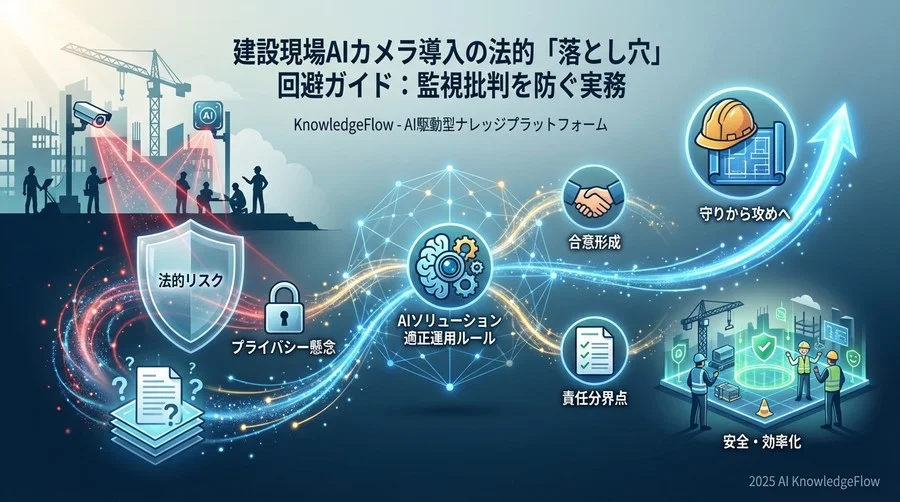 なぜ今、建設現場のAI導入で「法的リスク」が最大障壁となるのか - Section Image