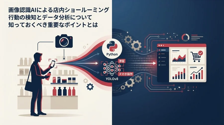 高額なAIカメラ導入は時期尚早？PythonとYOLOv8で自作するショールーミング検知プロトタイプ開発ガイド