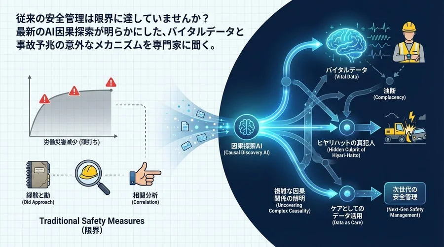 安全管理の「限界」を突破する：AI因果探索による労働災害防止の最前線