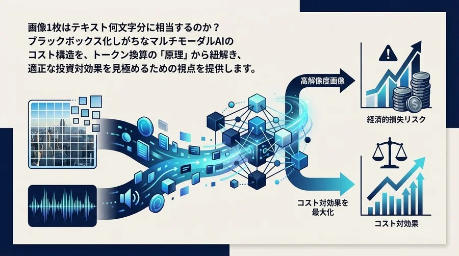 画像1枚はテキスト何文字分？マルチモーダルAIのトークン換算とコストの罠